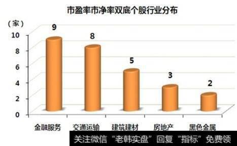 市盈率市净率双底个股行业分布